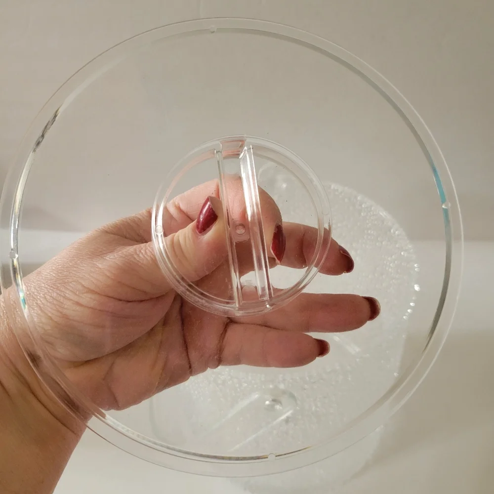 Vintage Acrylic Bubble Ice Bucket